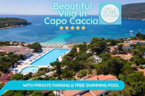 Free Pool, Beautiful villa in Capo Caccia Maristella